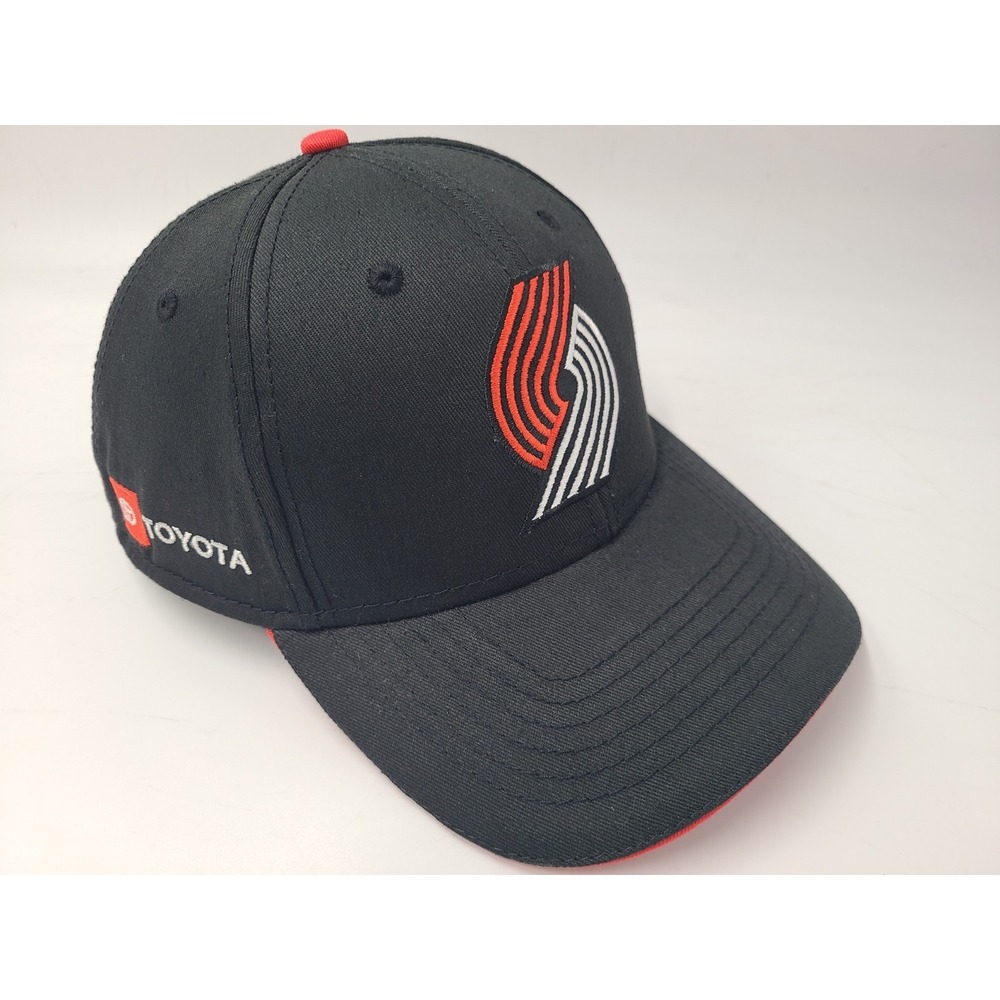 Portland Trail‎ Blazers Toyota Snapback Hat Cap NBA SGA Men Basketball Black Red